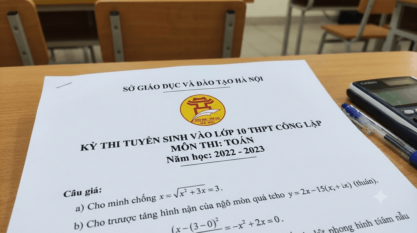 Kì thi tuyển sinh lớp 10 THPT - Môn Toán (2022 - 2023)